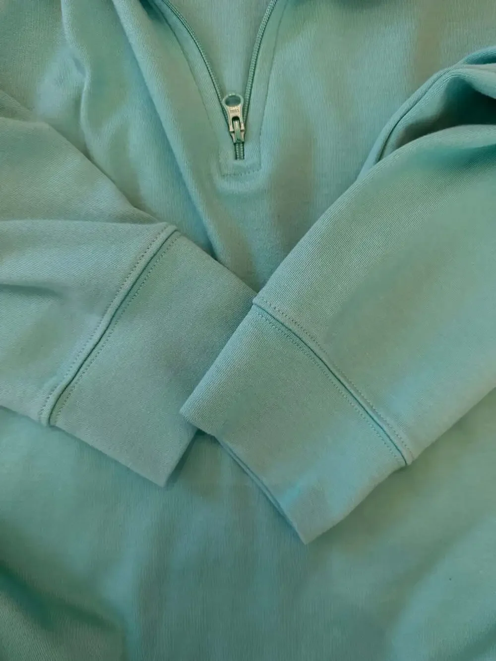 Vineyard Vines Men's Solid Half-Zip Pullover Sweatshirt, Aqua Blue